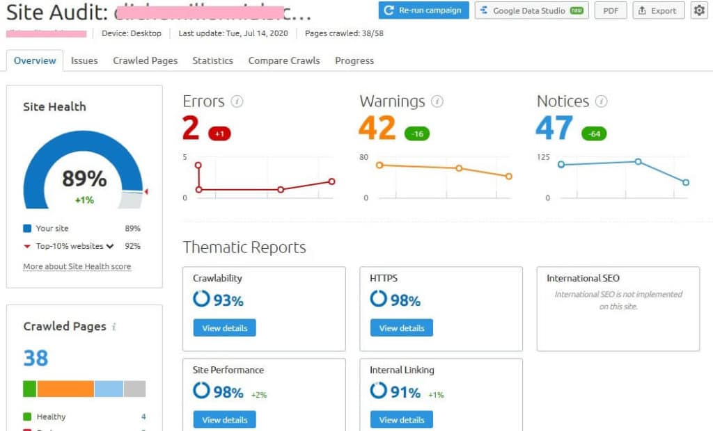 10. Improving SERP rank with broken link finder